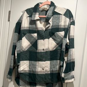 Green Plaid Flannel